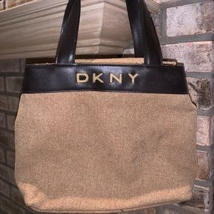 Brown/Beige Hobo DKNY bag